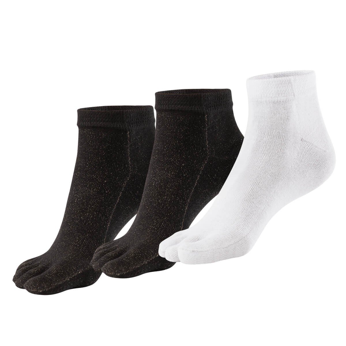 Mantar Önleyici Parmaklı Patik Kadın Gümüş Çorap 3'lü Ekonomik Paket Satın  Al!