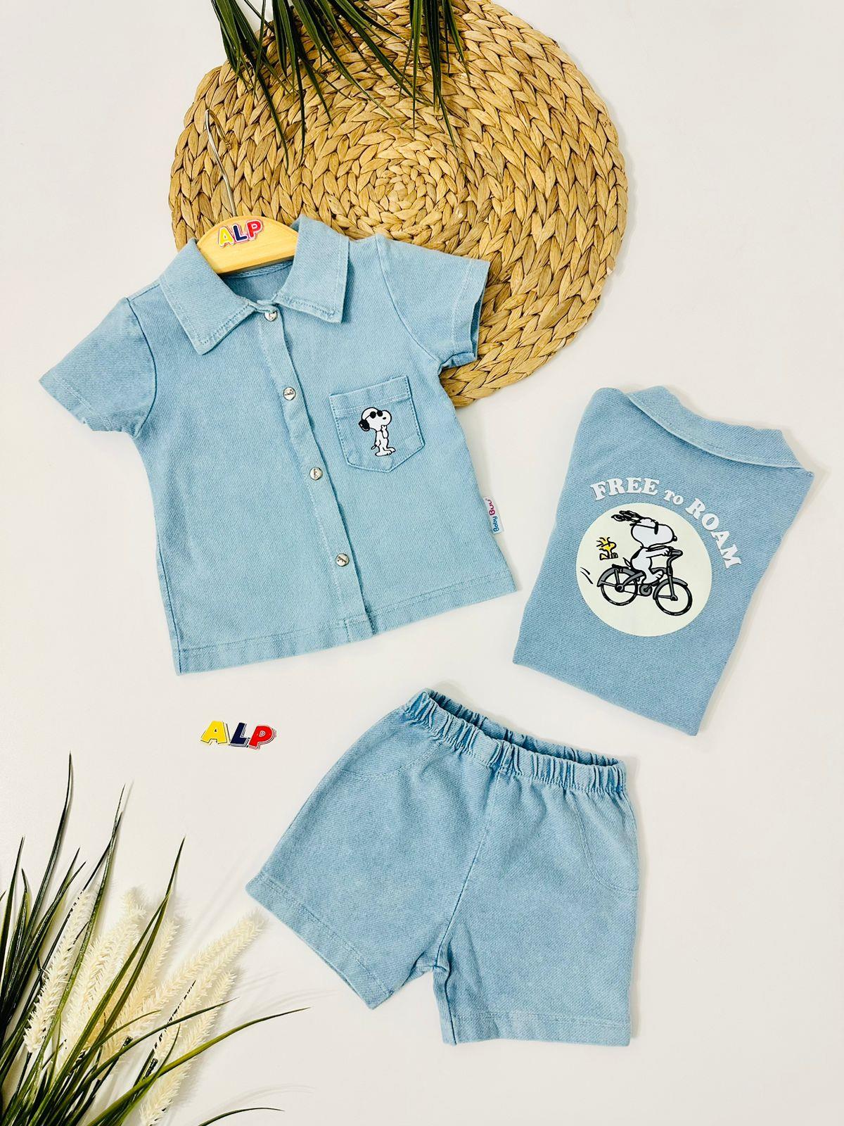 Mickey Mouse 2 Parça Set Erkek Takım Yeşil | alpbebe.com