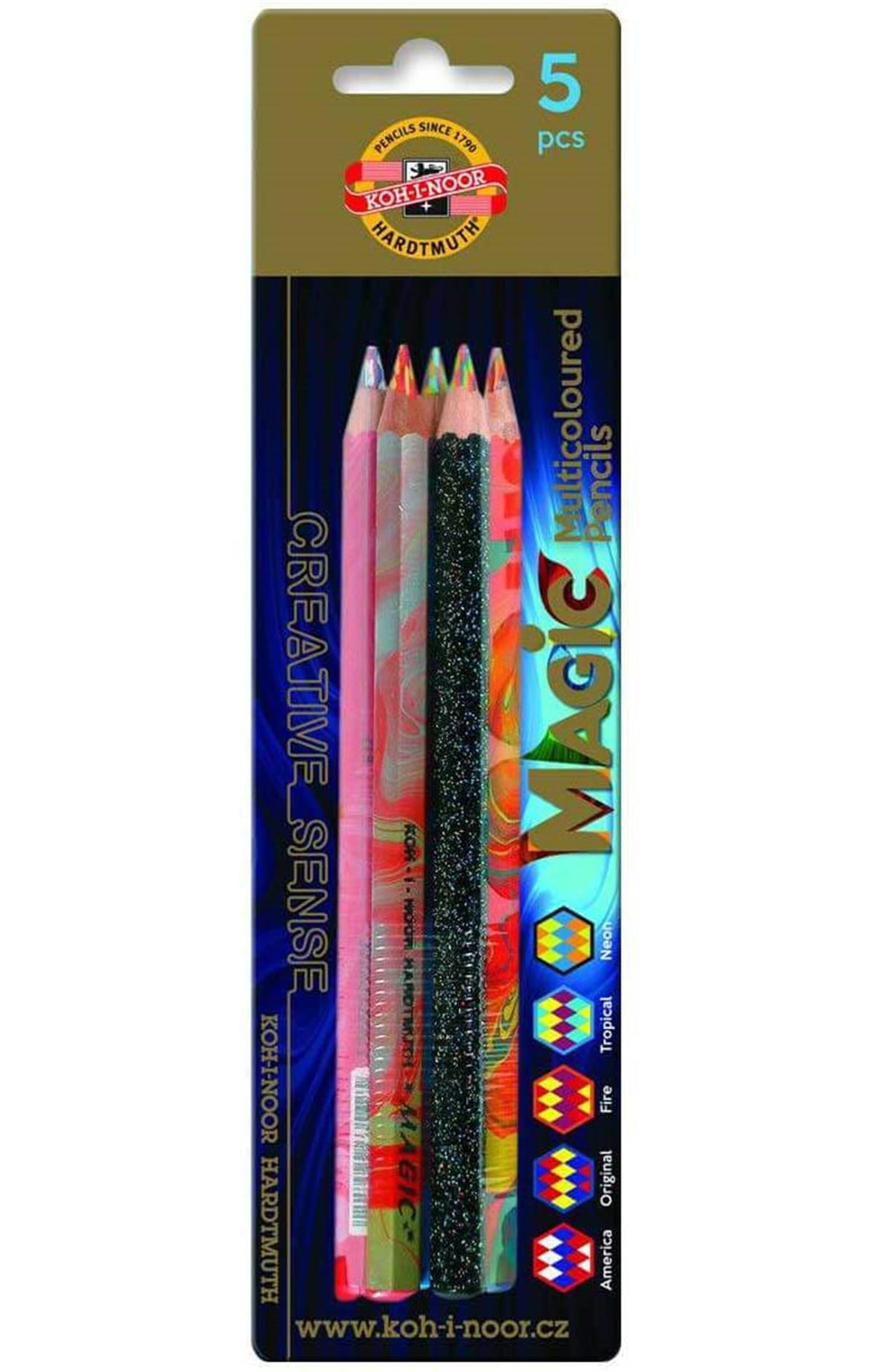Koh-i-noor 5'li Jumbo Magic Pencil Set