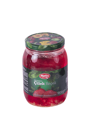 Çilek Reçeli 1800 Gr Cam Kavanoz - Metin Helva