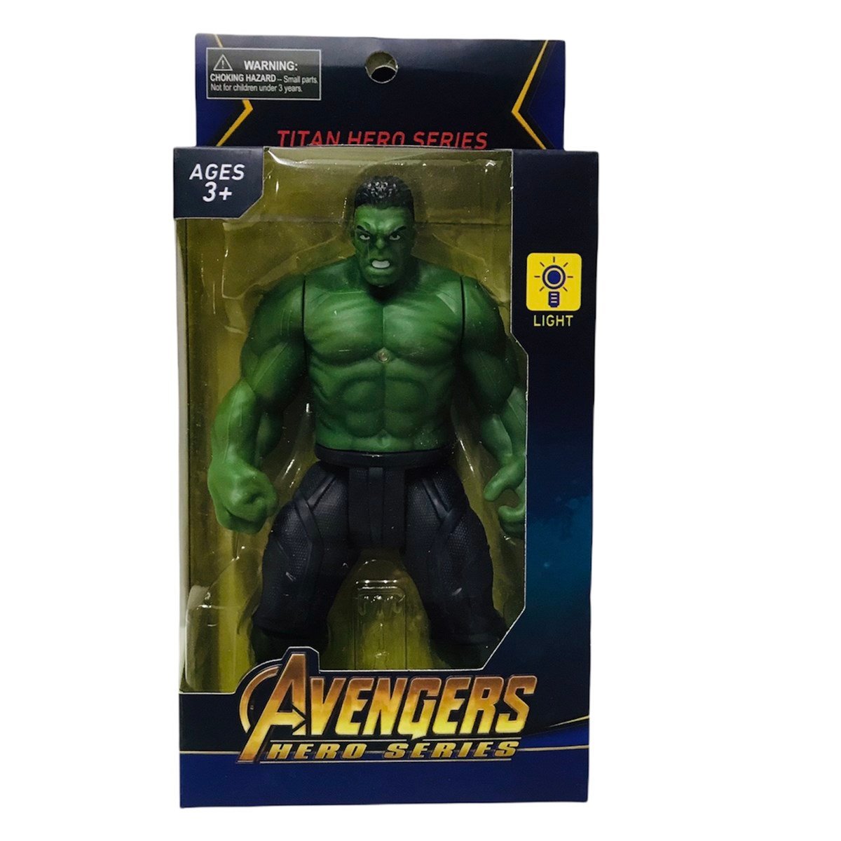 Avengers Süper Kahraman Işıklı Hulk Figür Oyuncak - Kaptan Oyuncak