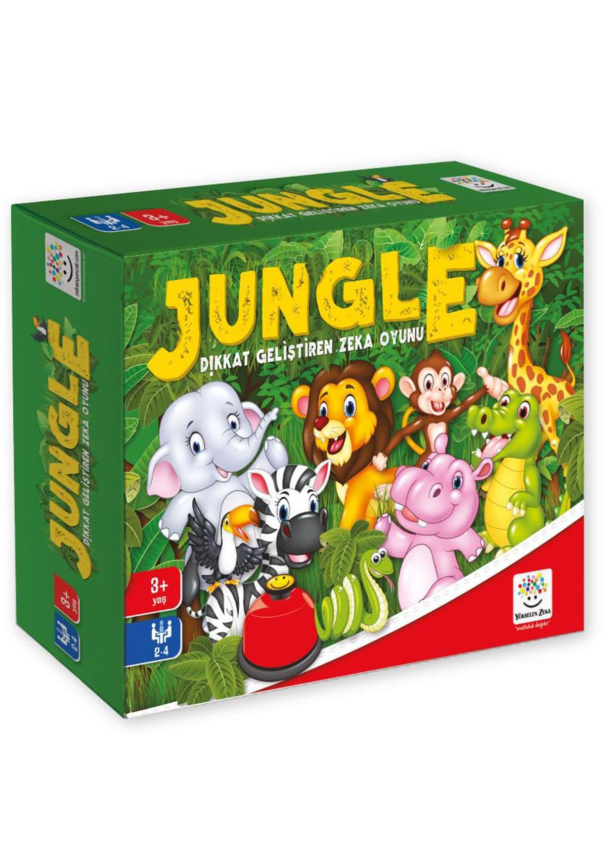 Dikkat Geliştiren Oyun Jungle +3 Yaş - Kaptan Oyuncak