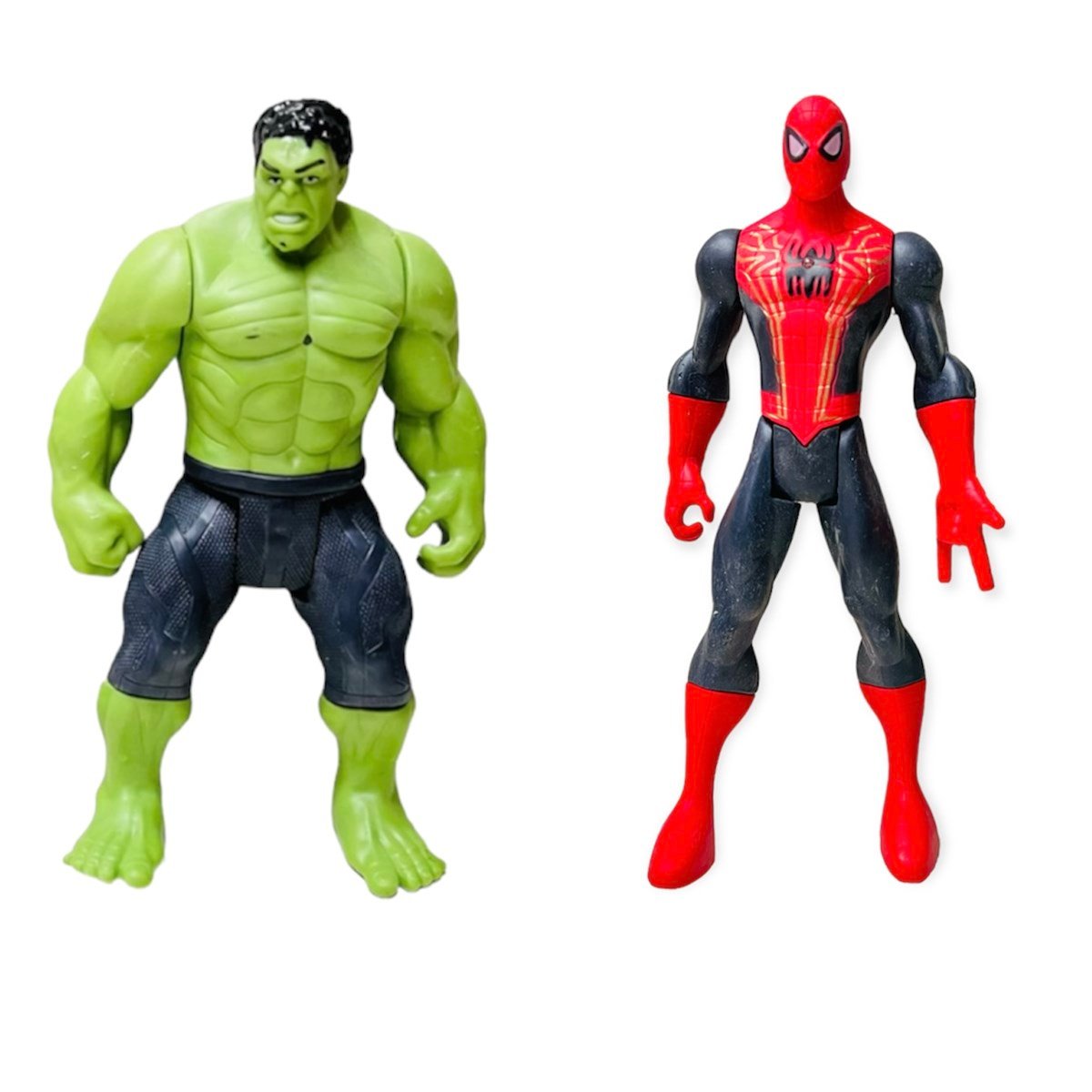 Avengers Işıklı Örümcek Adam Işıklı Hulk ve Işıklı Örümcek Adam Maske  Oyuncak Seti - Kaptan Oyuncak