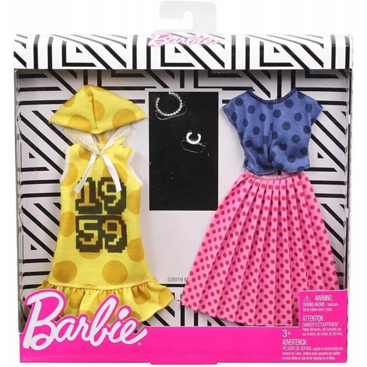 Barbienin Kıyafetleri İkili Paket - Sarı Kapşonlu Elbise en uygun  fiyatlarla Dobişko Oyuncak'ta!