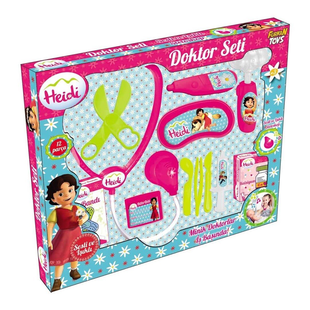 Heidi Doktor Seti Sesli ve Işıklı en uygun fiyatlarla Dobişko Oyuncak'ta!
