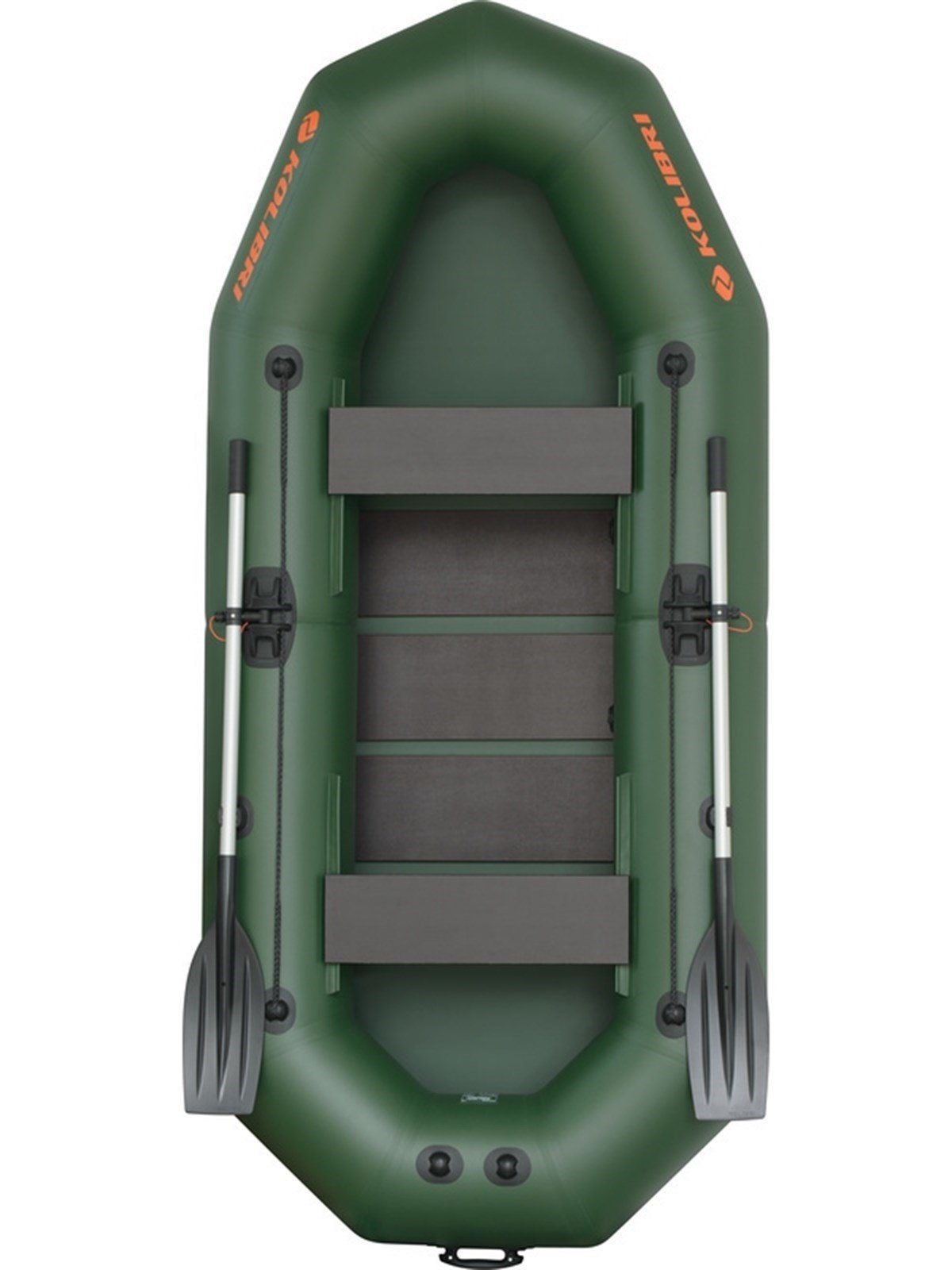 Kolibri K-280T Standart Seri Katlanır ızgara tabanlı Yeşil şişme bot