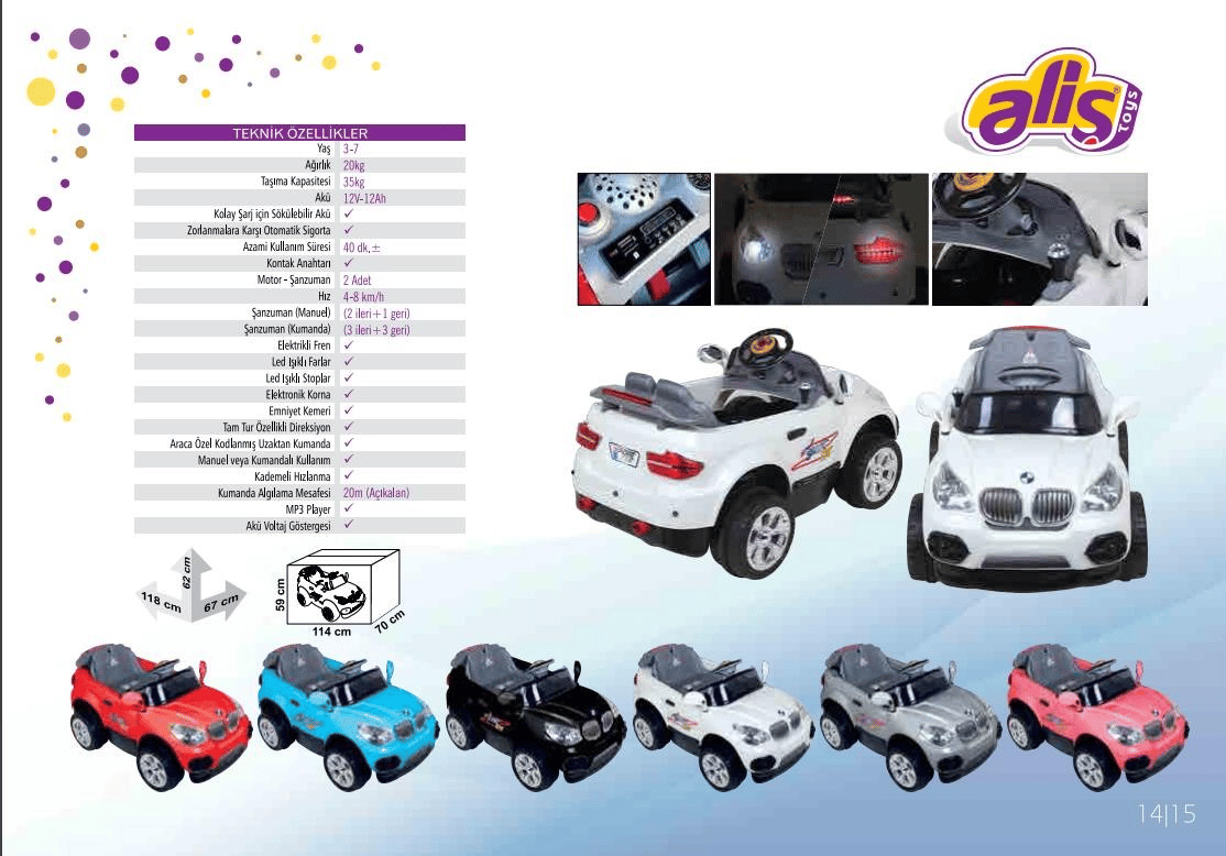 Alis 605 K akülü jeep alternatif görünüm