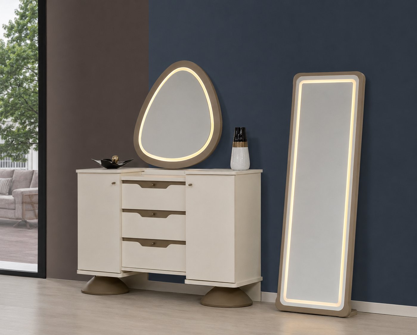 Dardason M318 Vizyon Şifonyer ve Konsol Aynası