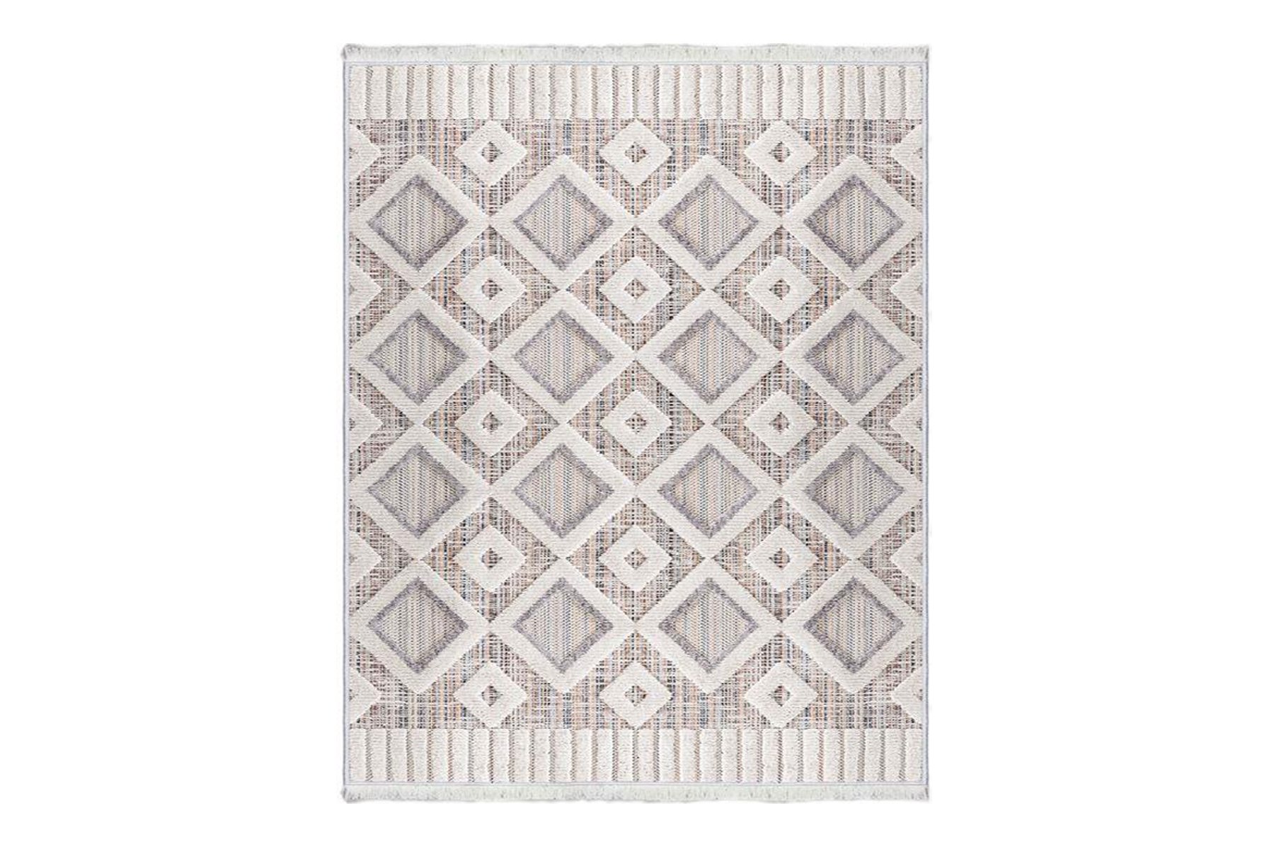 İnci Baskılı Bambu Halı 130x180