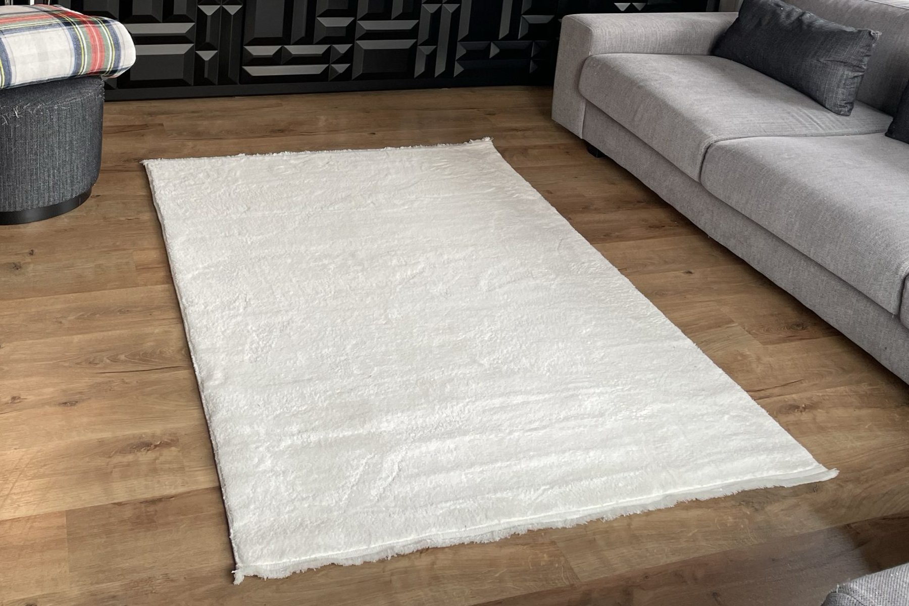 Dokuma Tabanlı Peluş Pufy Serisi 160x230
