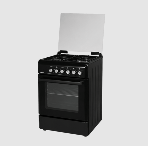 Luxell 60-SF40F LPG Siyah Tam Boy Fırın Atlantis