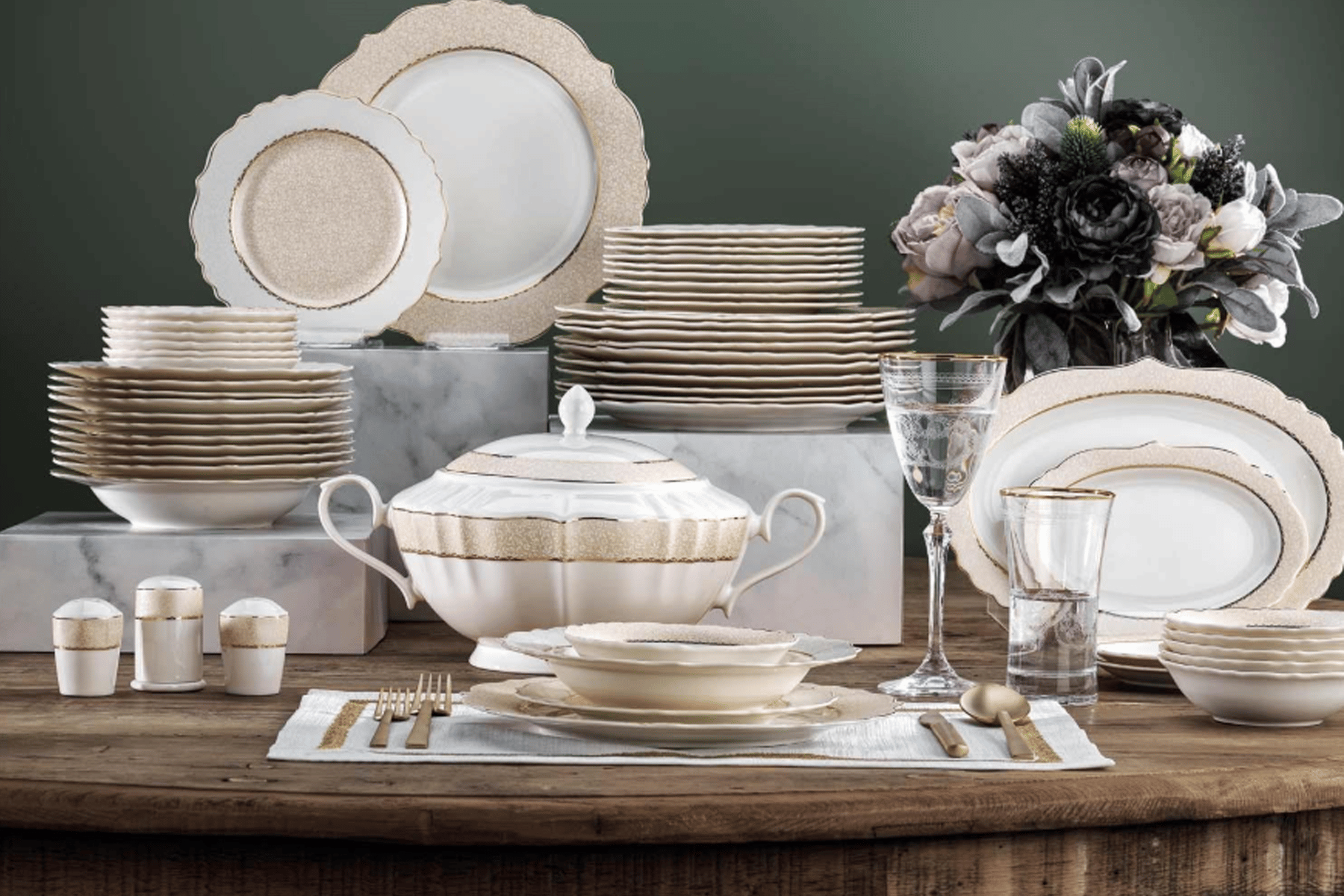 Schafer Selina Platinum 60 Parça Yemek Takımı Ana Görsel