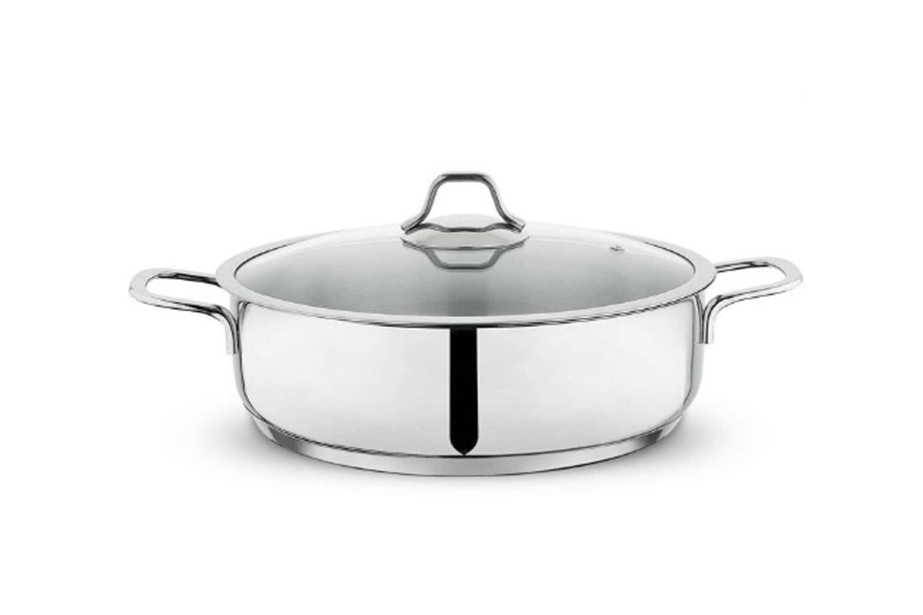 Schafer Held 30cm inox paslanmaz çelik basık tencere