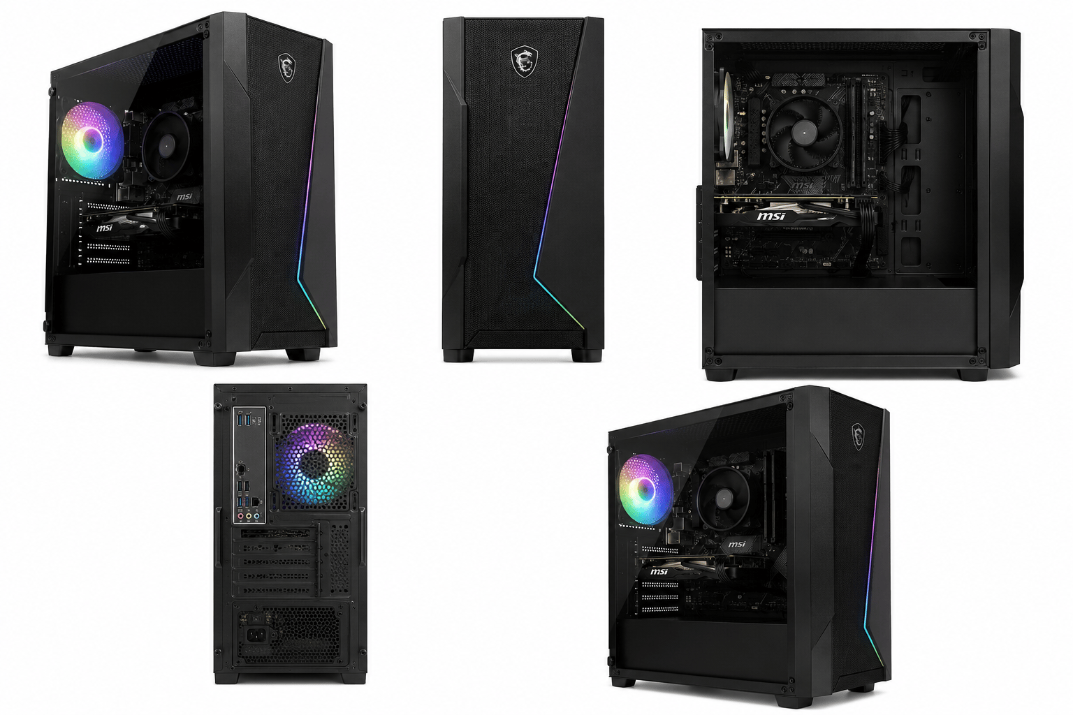 TECHNOPC MSI-5585120 Ryzen 5 Masaüstü Bilgisayar