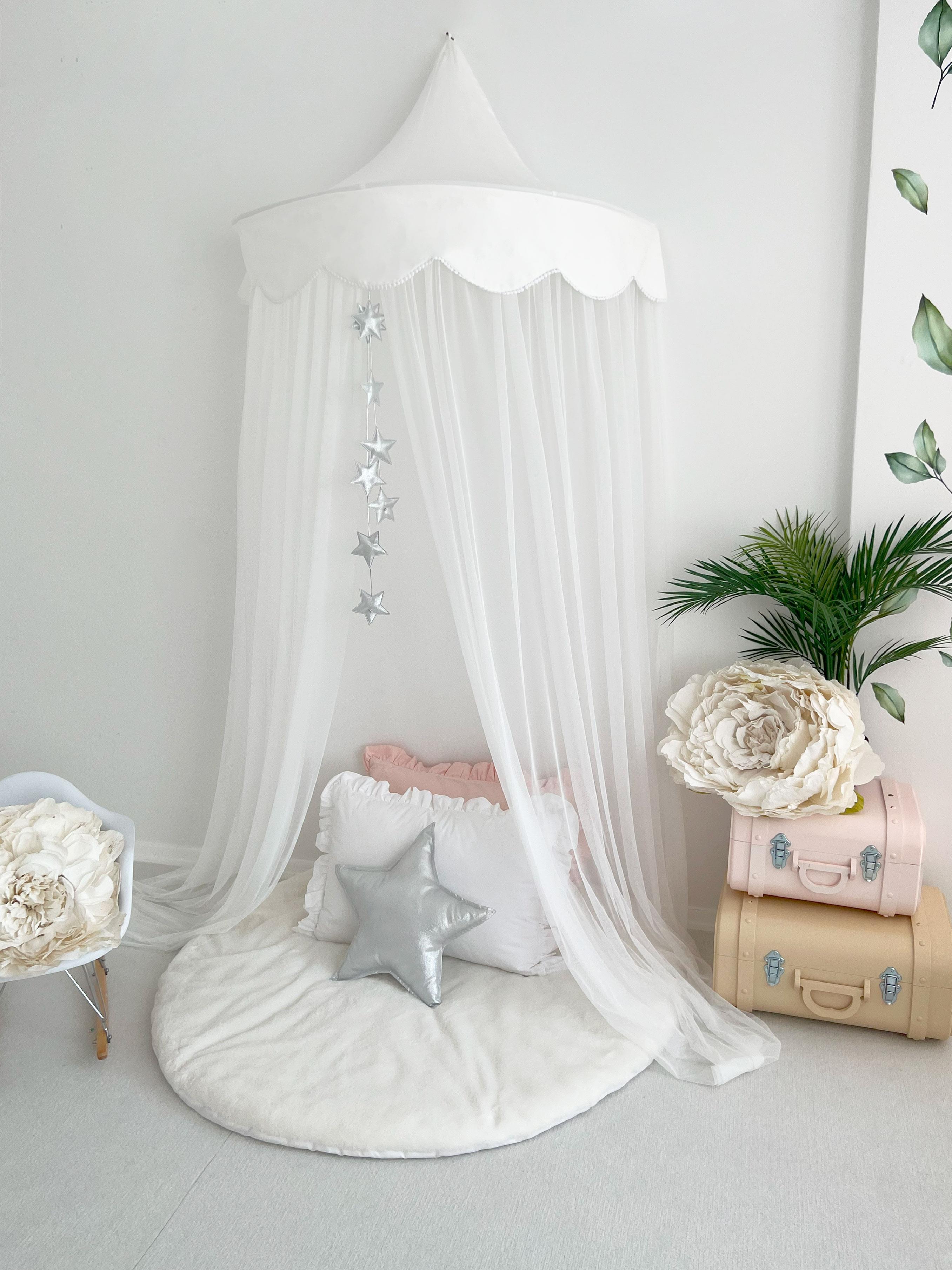 Half Round Canopy 100cm White