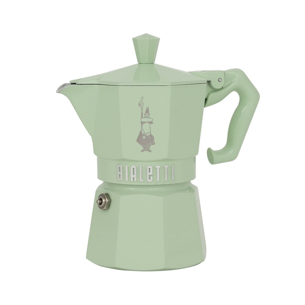 Bialetti Moka Pot Exclusive 3 Cup Yeşil