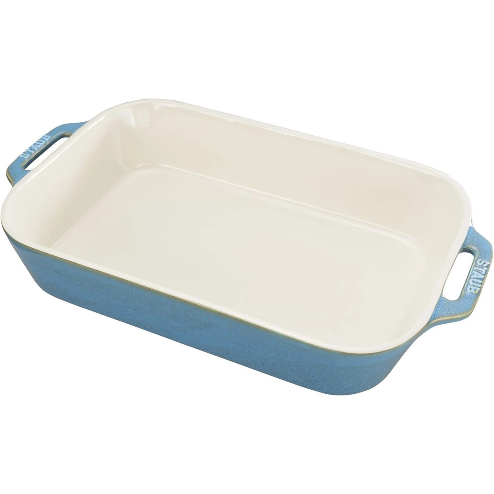 Staub Seramik Fırın Kabı 34x24 cm Antik Turkuaz