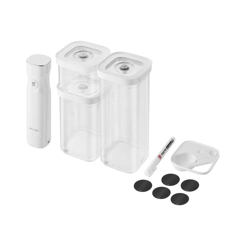 Zwilling Fresh & Save Cube Vakum Başlangıç Seti 6 Parça Beyaz
