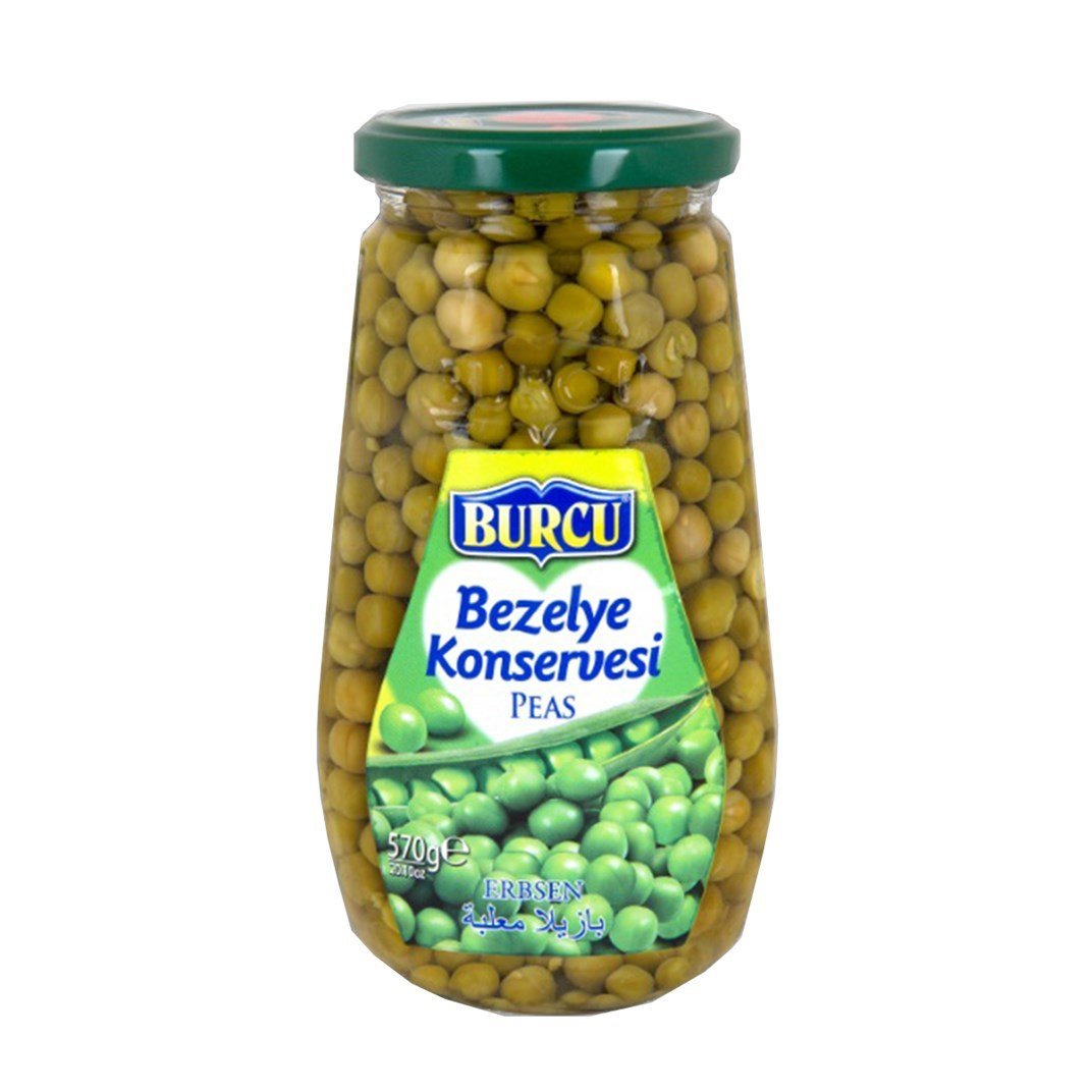 Burcu Bezelye Konservesi Cam 570 grKonserve, Salça, Turşu