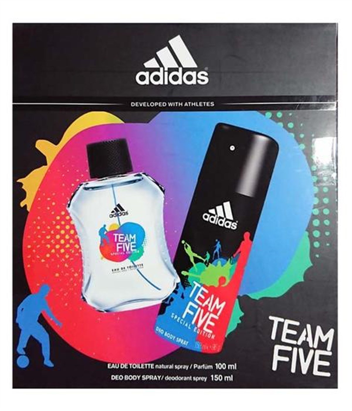 Adidas EDT 100 ML + Deodorant Erkek Parfüm Seti Team Five | Ehersey.com