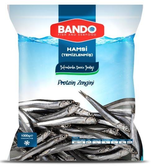 BANDO BALIK DONUK HAMSİ TEMİZLENMİŞ 1000GR %30 GLZ