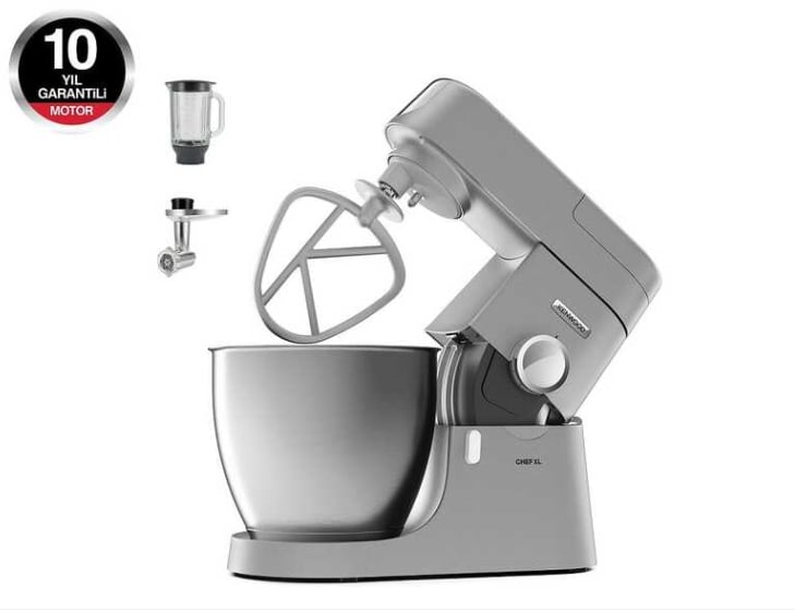 Kenwood Chef XL 1200 Watt 6,7 Lt. Mutfak Şefi - Silver KVL4170S