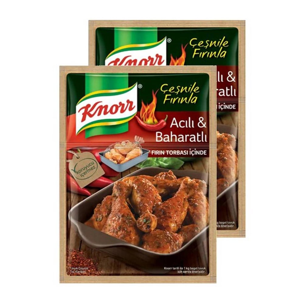 Knorr Fırında Tavuk Çeşnisi Acılı & Baharatlı 31 Gr - Demtaş Kapında