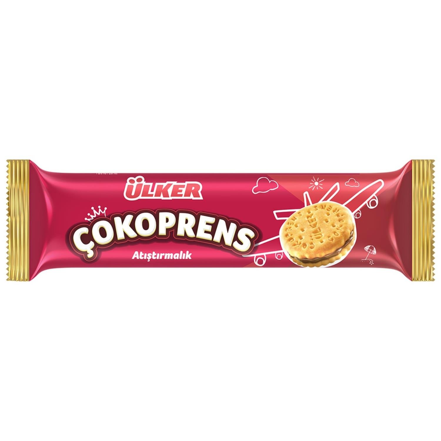 ÜLKER ÇOKOPRENS ATIŞTIRMALIK BİSKÜVİ 81GR