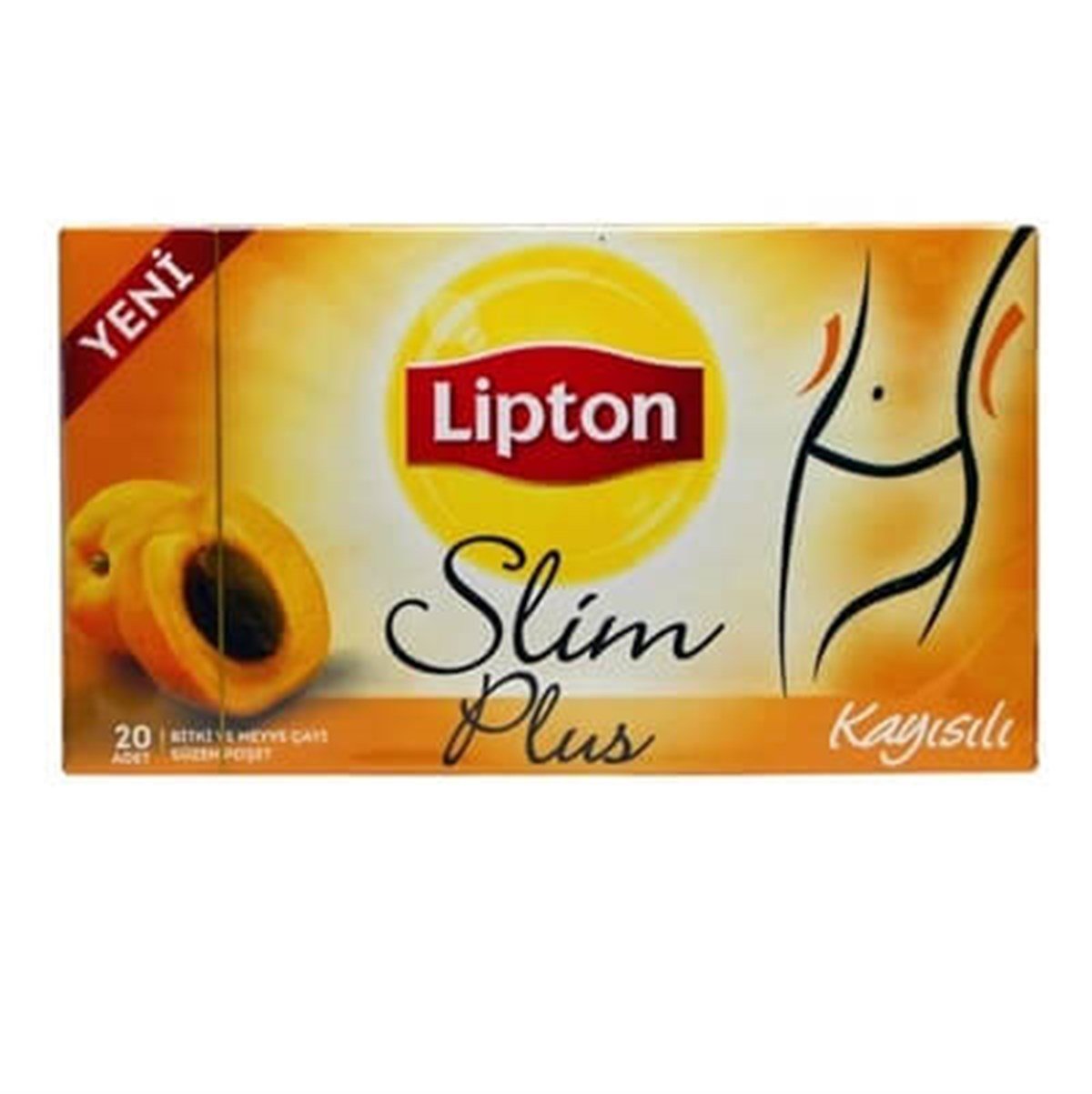 Lipton Slim Plus Kayısılı 20 Poşet Çay