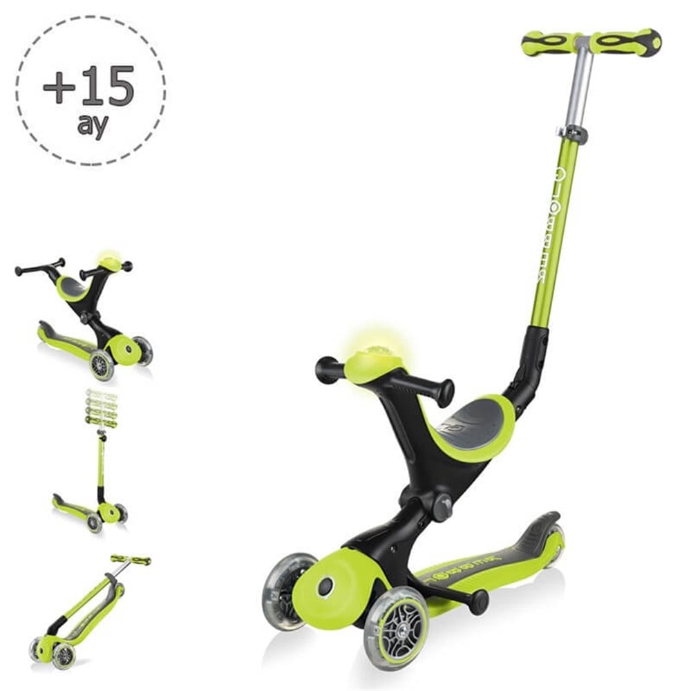 Globber Go Up Deluxe Play Scooter - YeşilScooterGlobber