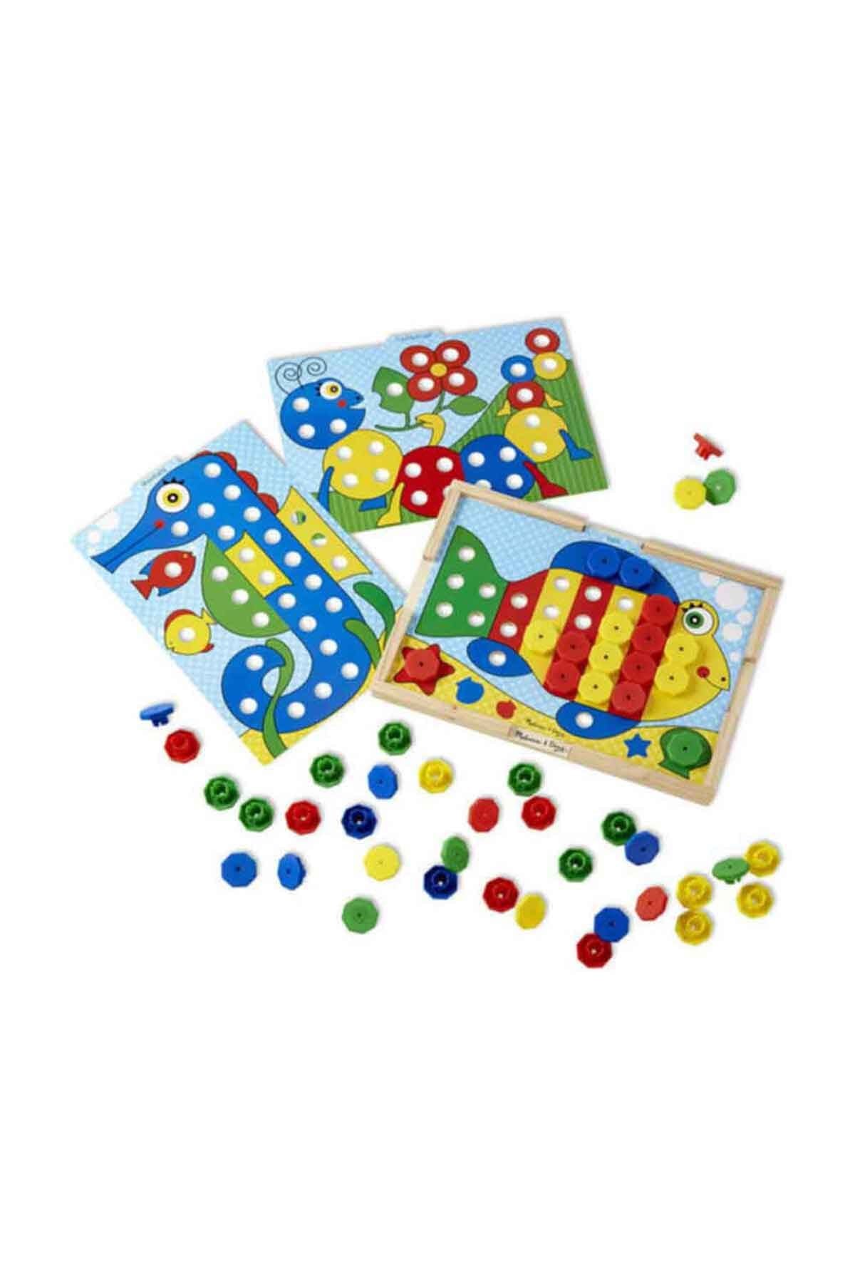 Melissa & Doug Ahşap Diz Yerleştir - RenklerAhşap