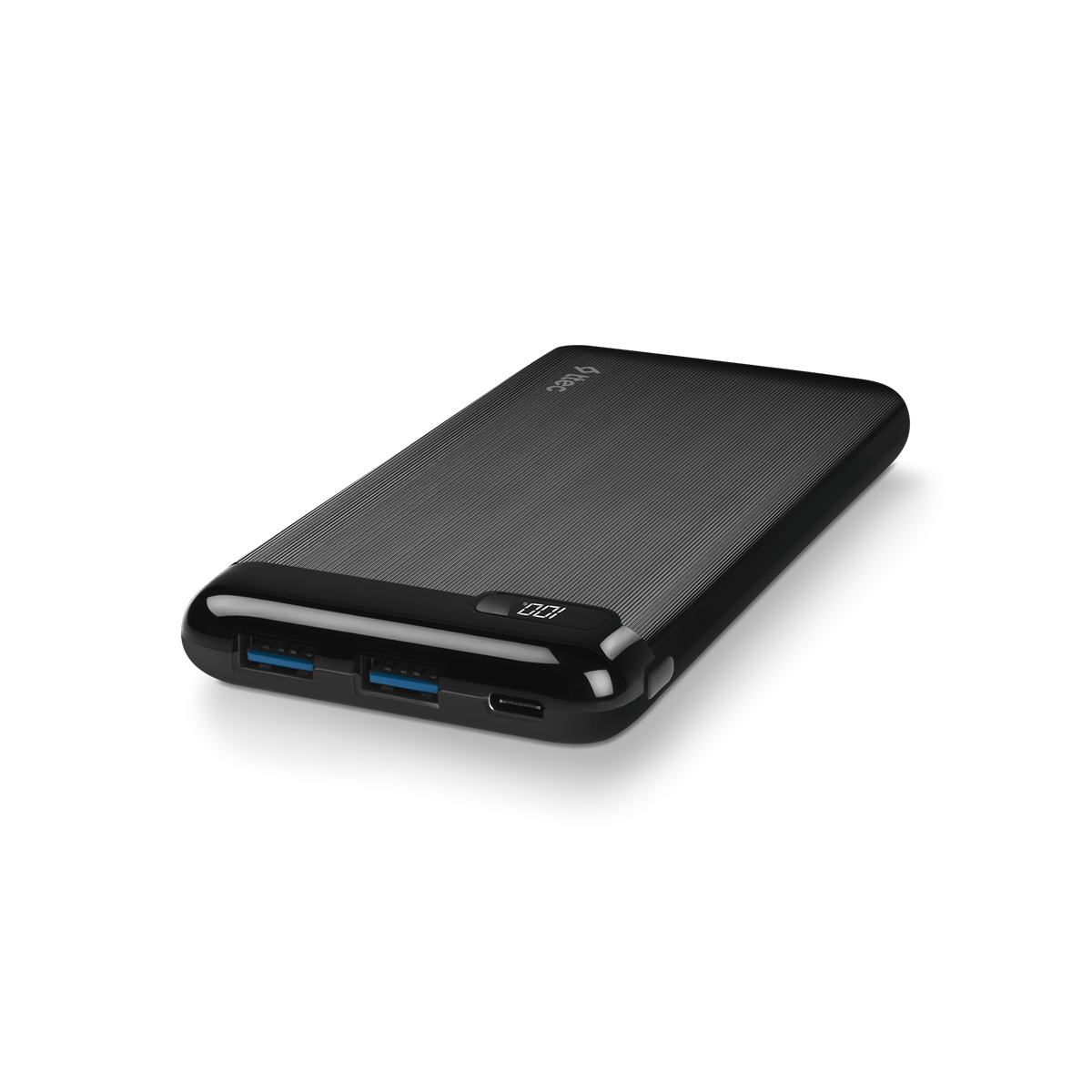TTEC 2BB185S PowerSlim LCD PD 10.000 mAh 20W Taşınabilir Şarj Aleti /  Powerbank USB-C Giriş/Çıkış Siyah