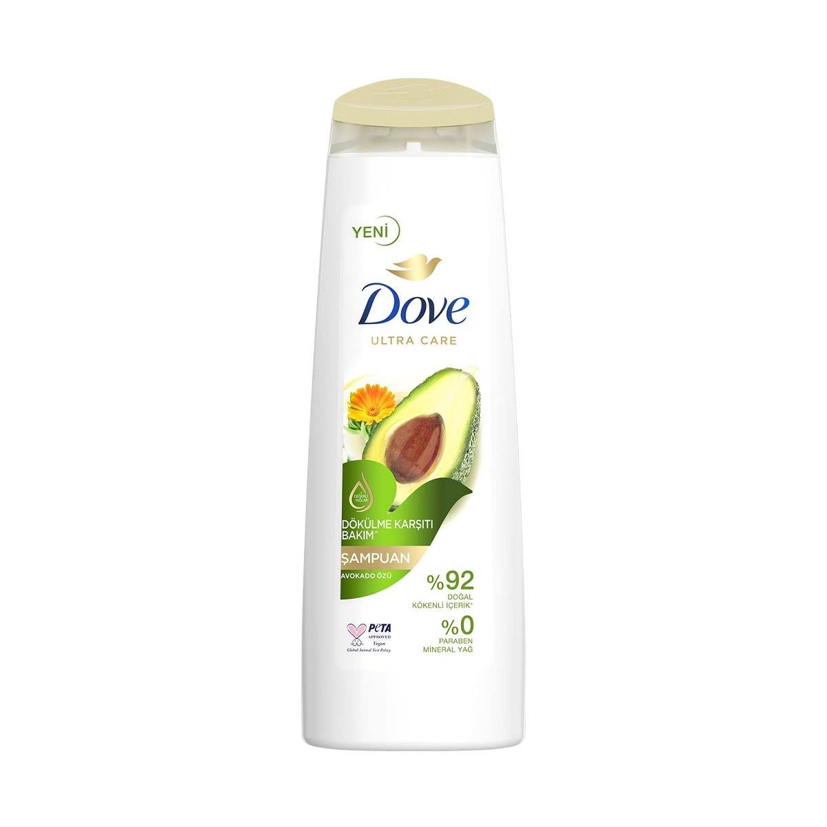 Dove Avokado Saç Dökülmesine Karşı Şampuan 400 Ml (Vegan)