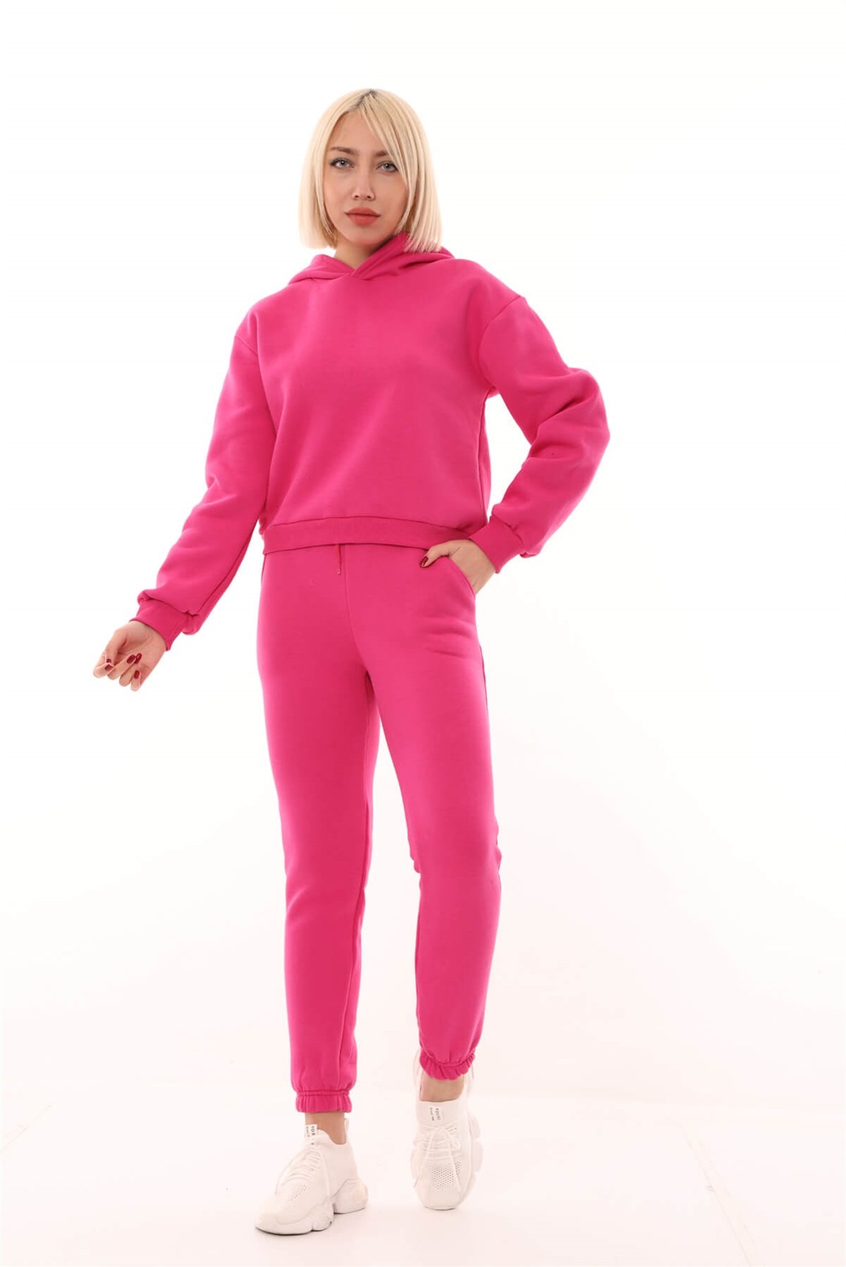 Hot pink sales tracksuit set