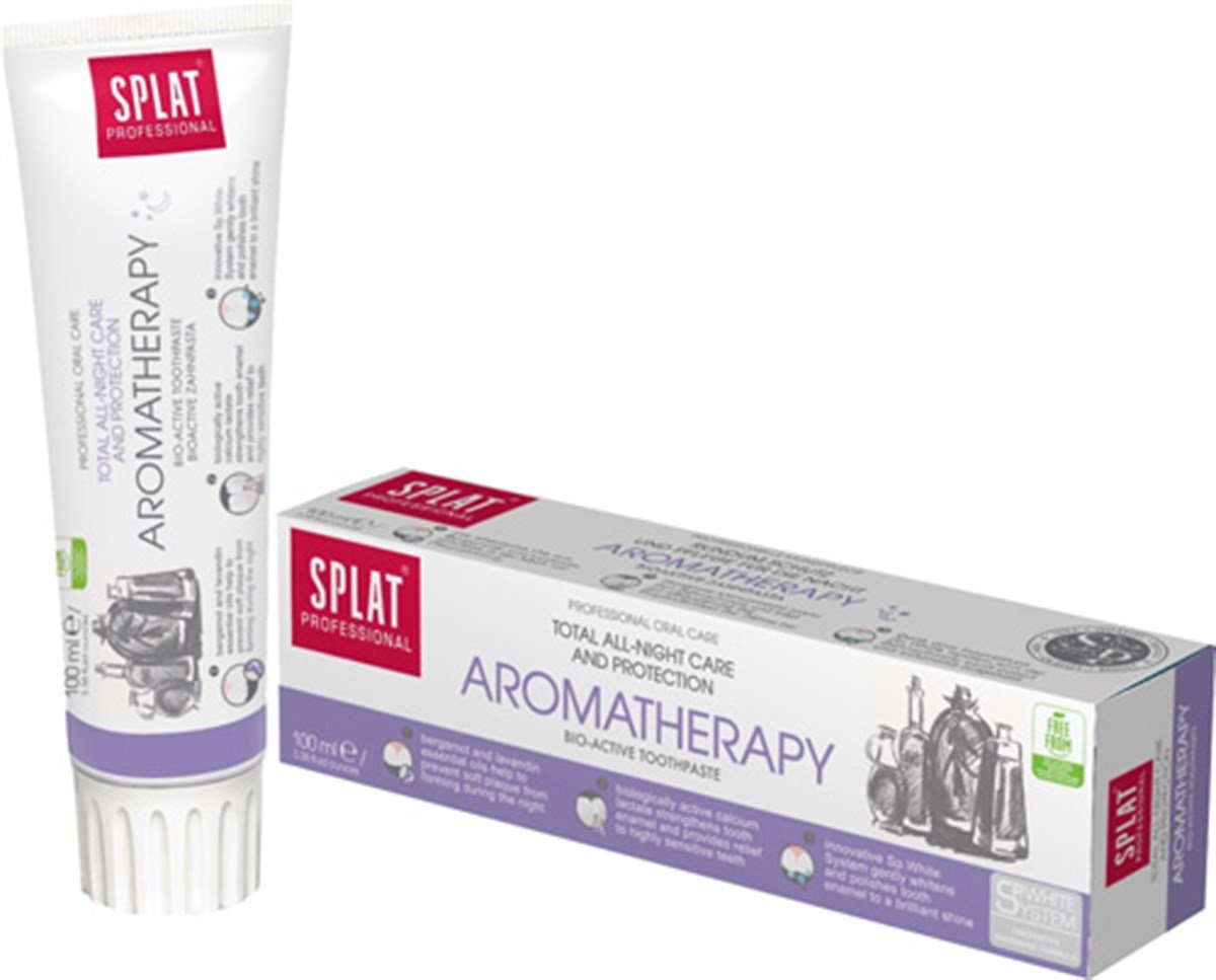 Splat Aromatherapy Diş Macunu 100 ml (Gece Bakımı ) DepoEczanem.com |  Dermokozmetik Cilt & Vücut Bakımı, Vitamin & Mineral – Takviye Edici Gıda  ve Reçetesiz Sağlık Ürünleri