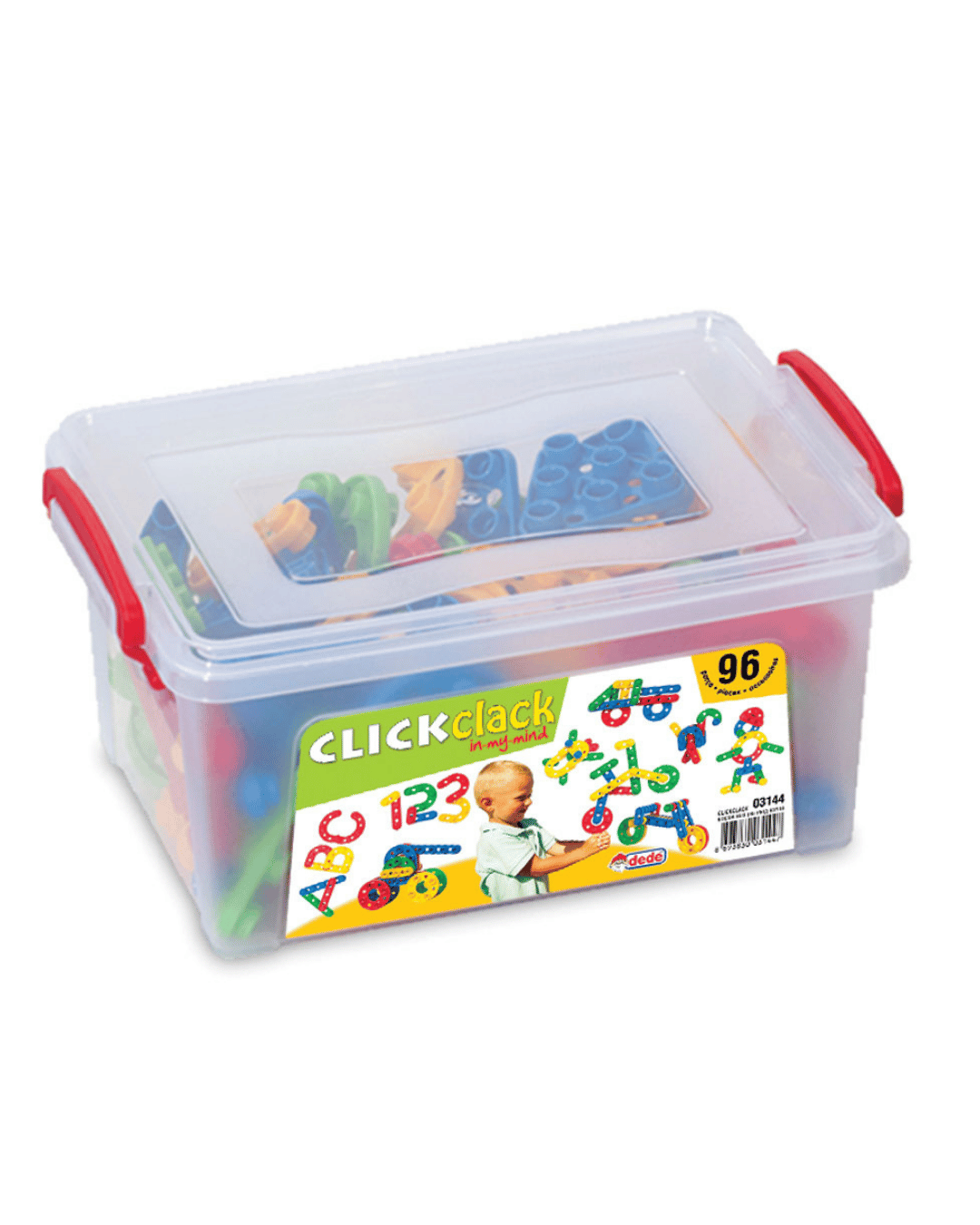 Click Clack Puzzle Küçük Box 96 Parça | Eğitici Puzzle ve Yapı
