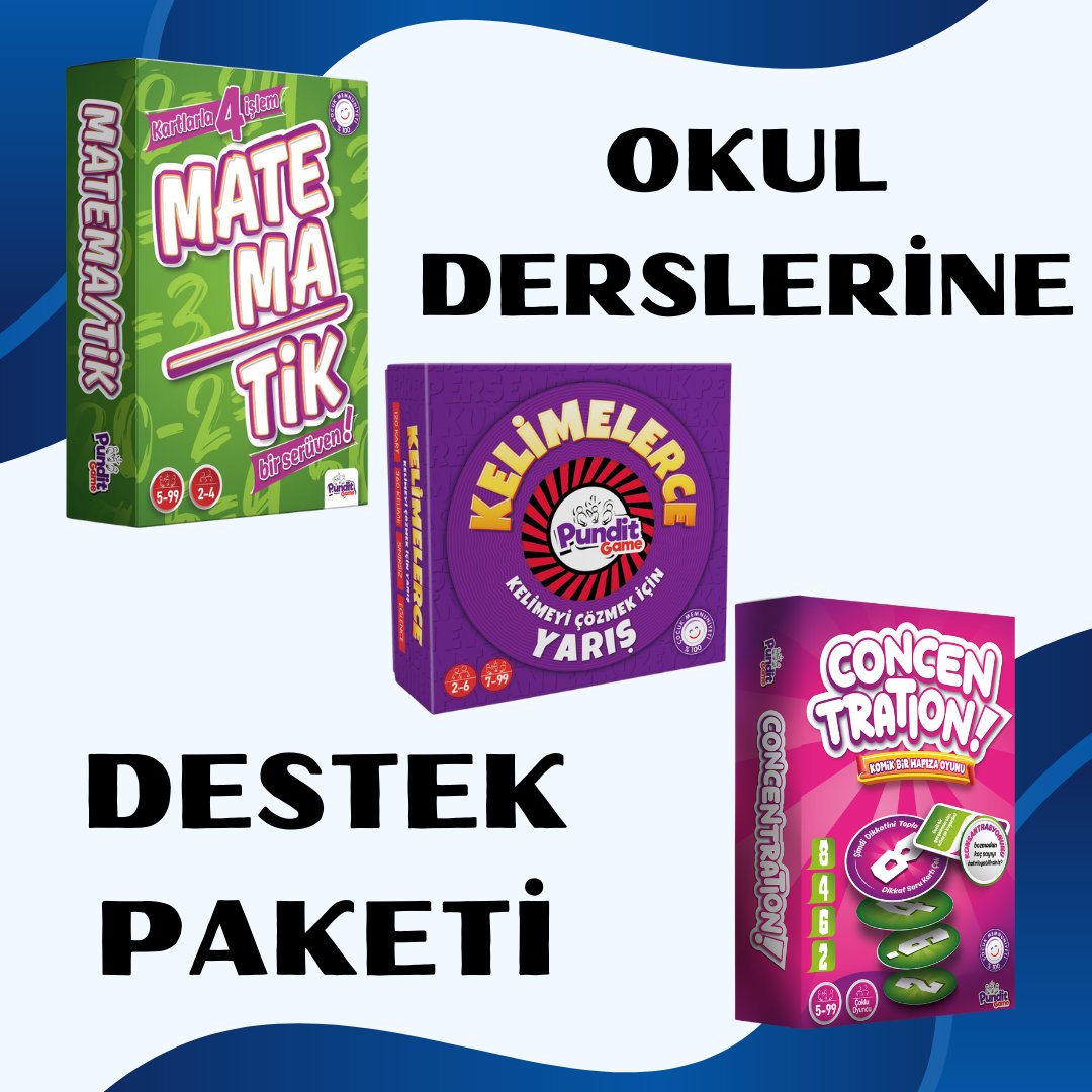 Okula Destek Paketi - Türkçe - Matematik ve Dikkat Gelişimi