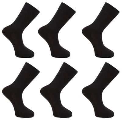 Doliche Patentli Gümüş Erkek Çorap | 6 çift | Kargo Bizden