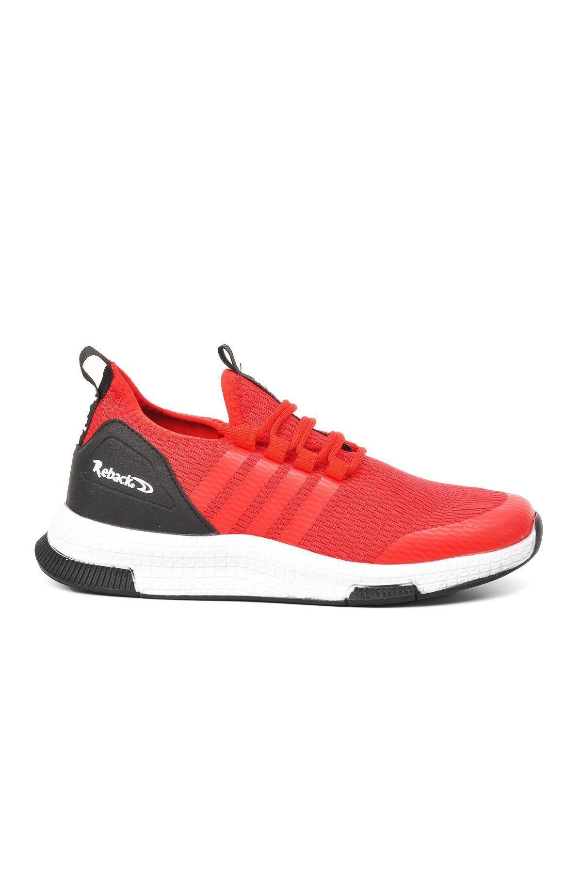 Ayakmod 4010 Kırmızı-Beyaz Fileli Yazlık Erkek Spor Ayakkabı - Ayakmod