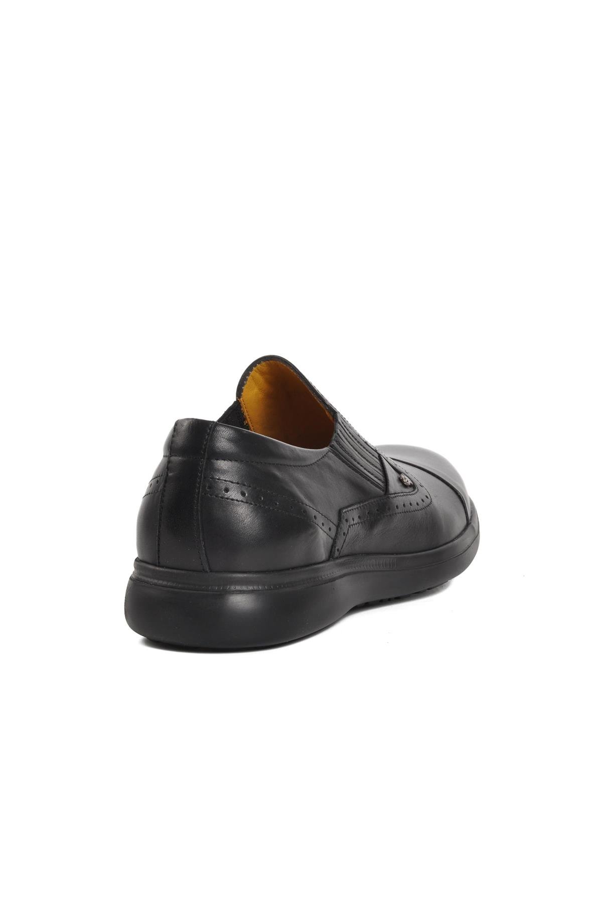 Dr.Flexer 341802 Siyah Hakiki Deri Erkek Comfort Ayakkabı - Ayakmod