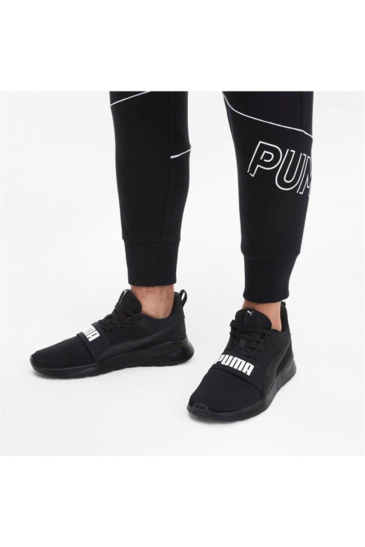 Puma Anzarun Lite Bold 372362 Siyah-Beyaz Kadın Spor Ayakkabı - Ayakmod