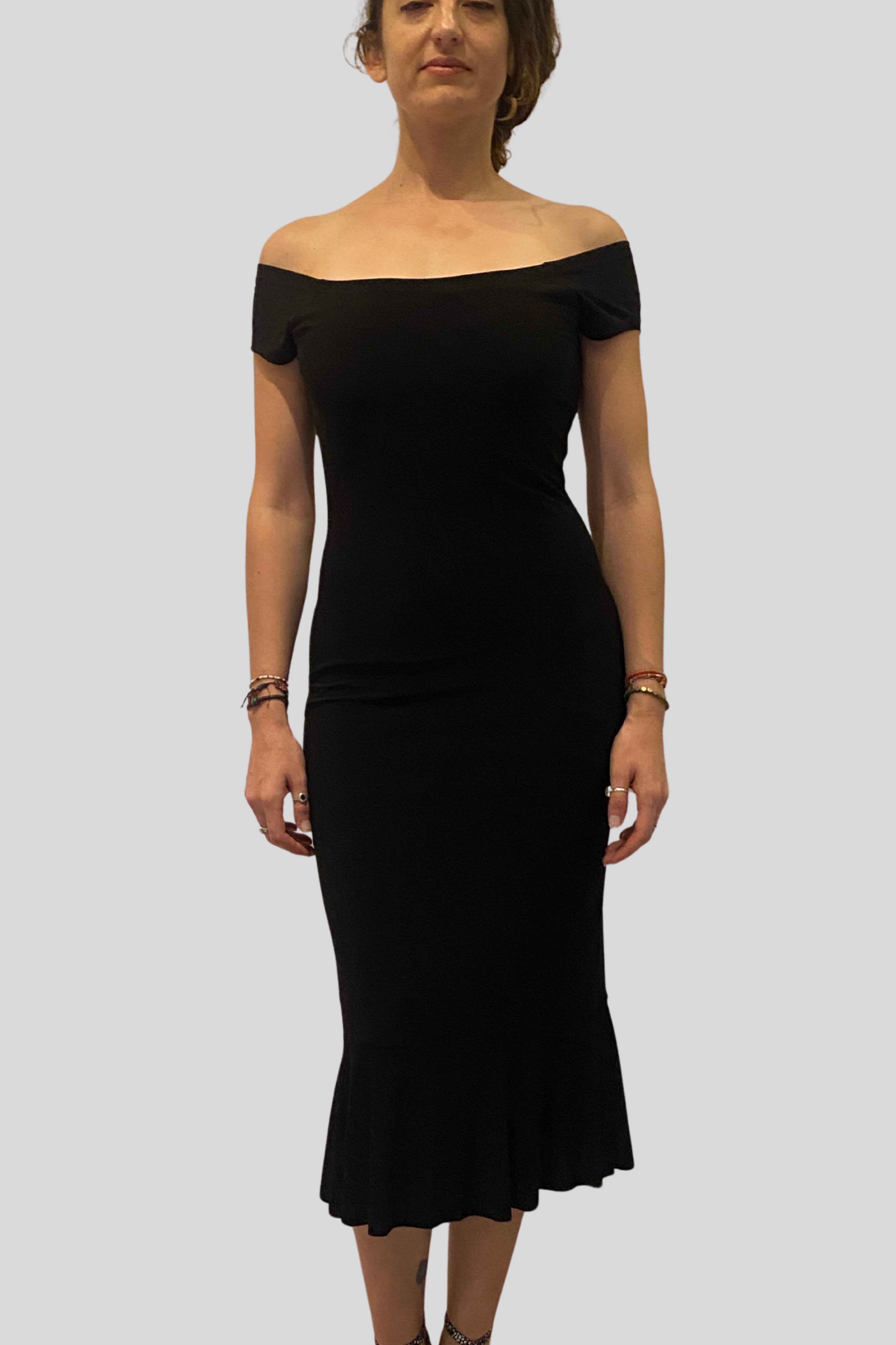 wedding dress dyed black Nyx Dress Black Lycra stretch