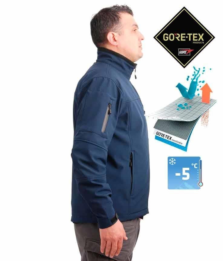 YDS SOFTSHELL MONT GORE-TEX -LACİVERT