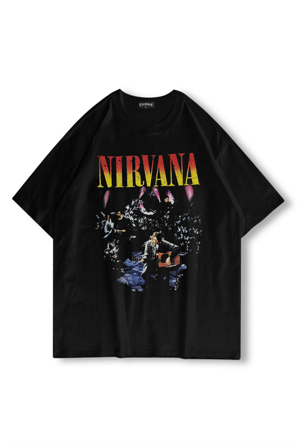Nirvana concert t clearance shirt