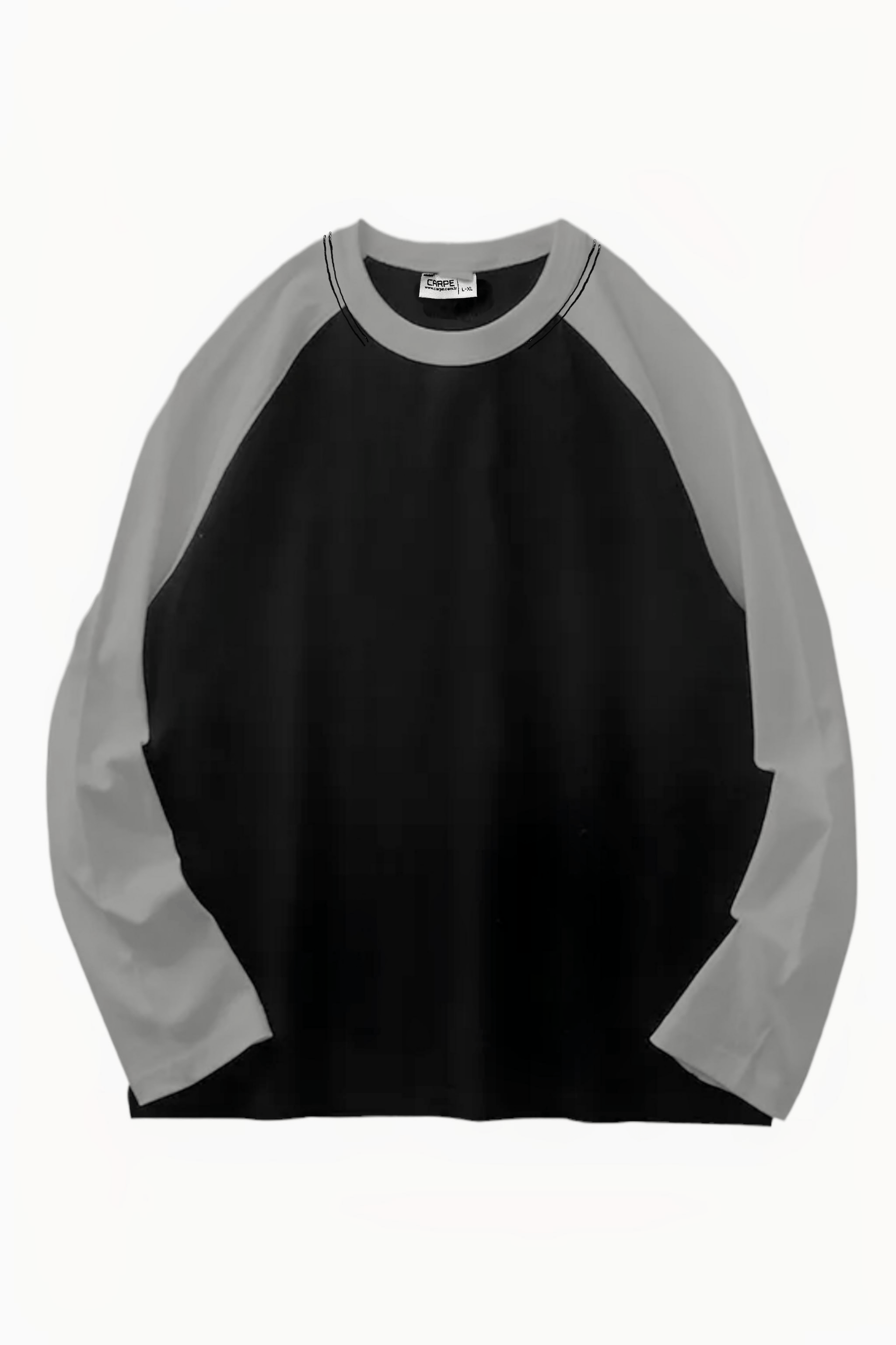 Siyah-Gri Raglan Oversize Sweatshirt Ürününü Hemen İncele