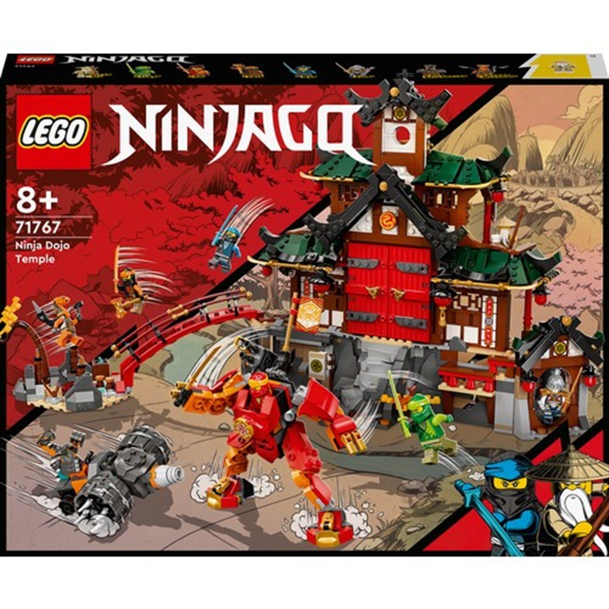 LEGO® Ninjago® Ninja Dojo Tapınağı 71767 - 8 Yaş ve Üzeri İçin Lloyd, Kai ve