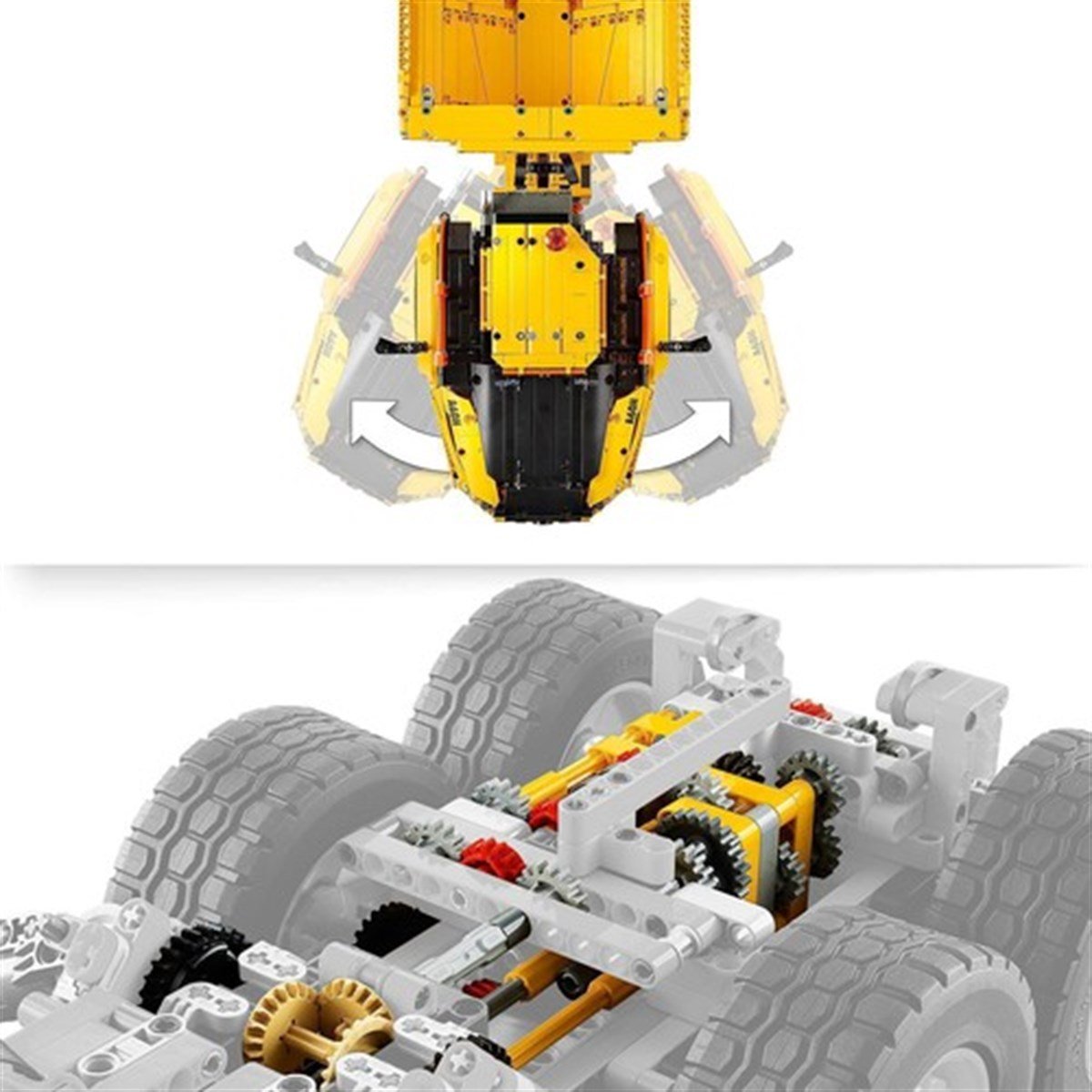 LEGO® Technic 42114 6x6 Volvo Mafsallı Kamyon Çocuk Oyuncak İnşaat Oyun  Seti (2193 Parça)