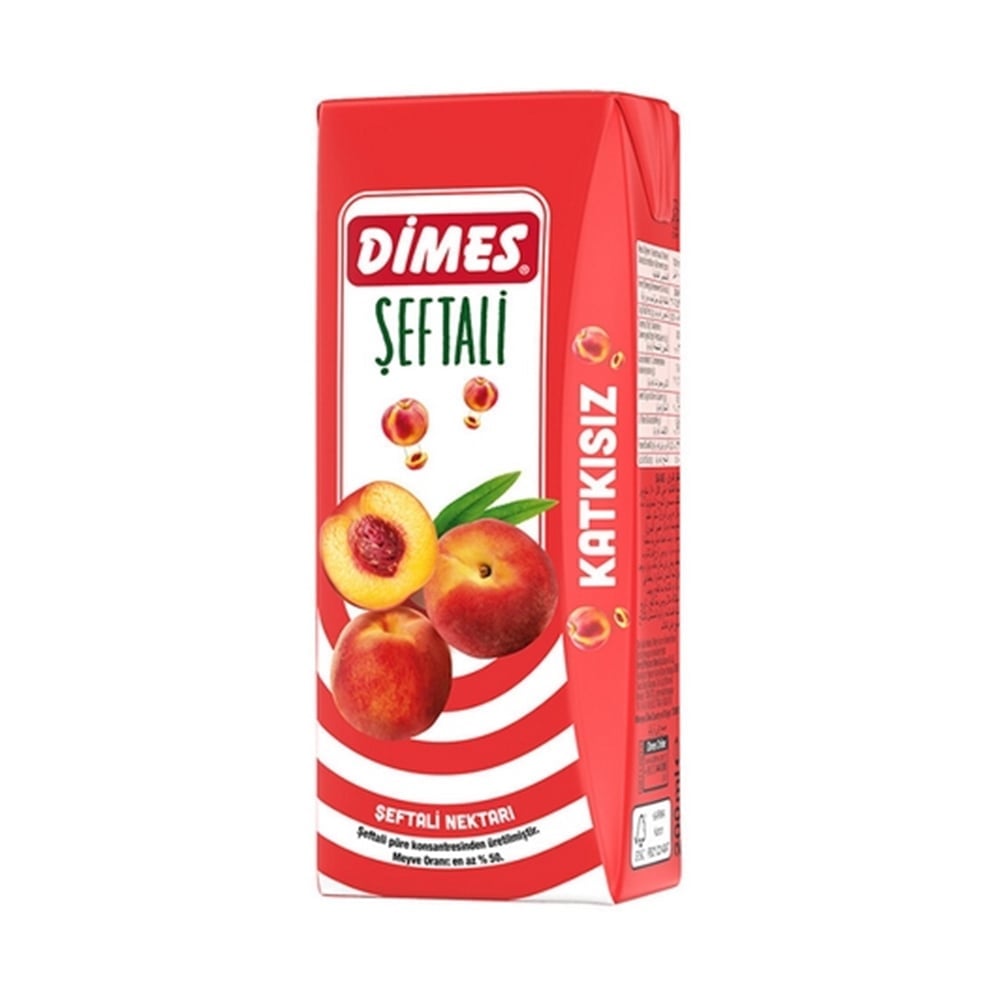 DİMES ŞEFTALİ AROMALI İÇECEK 200ML