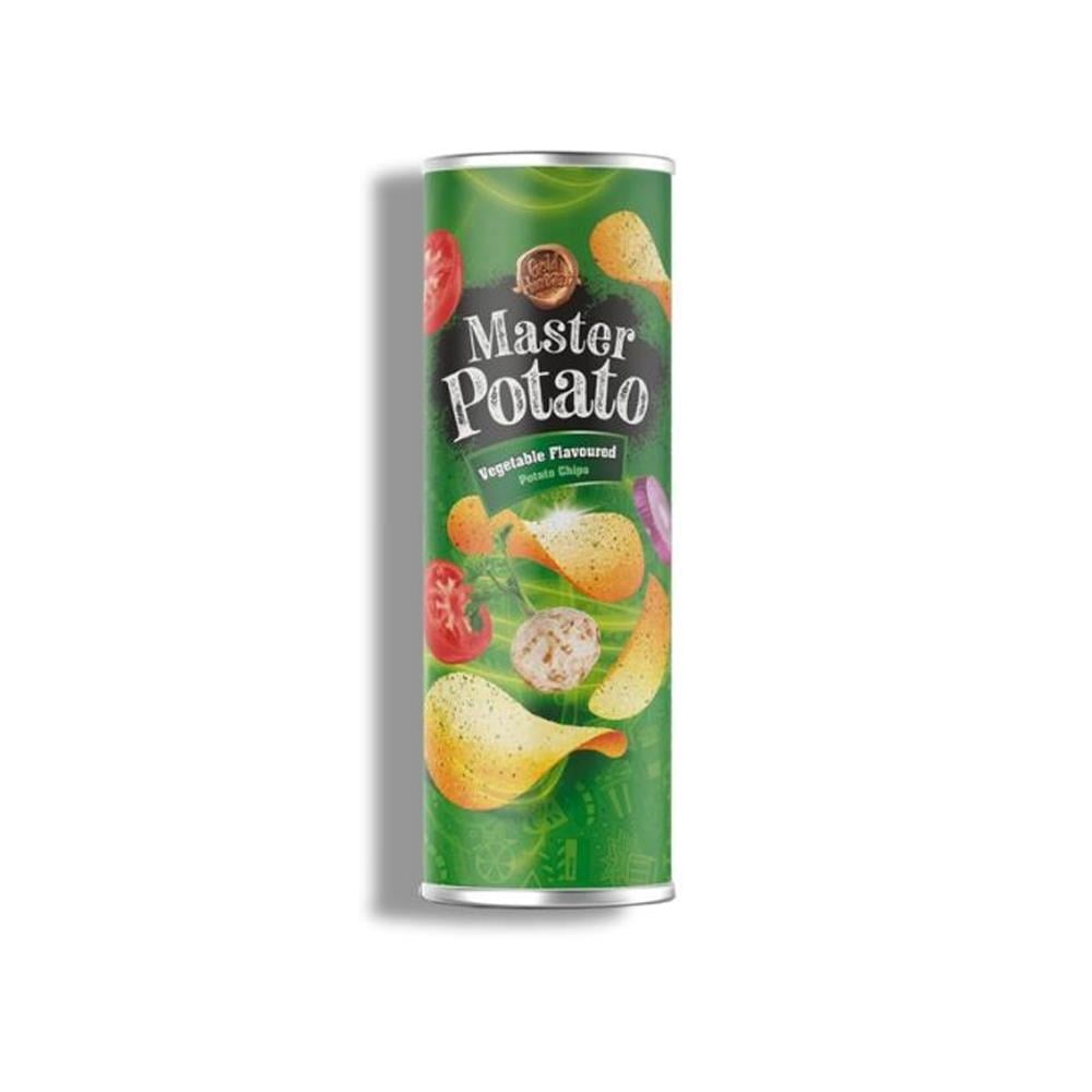 MASTER POTATO VEGETABLE FLAVOURED CHİPS 160G