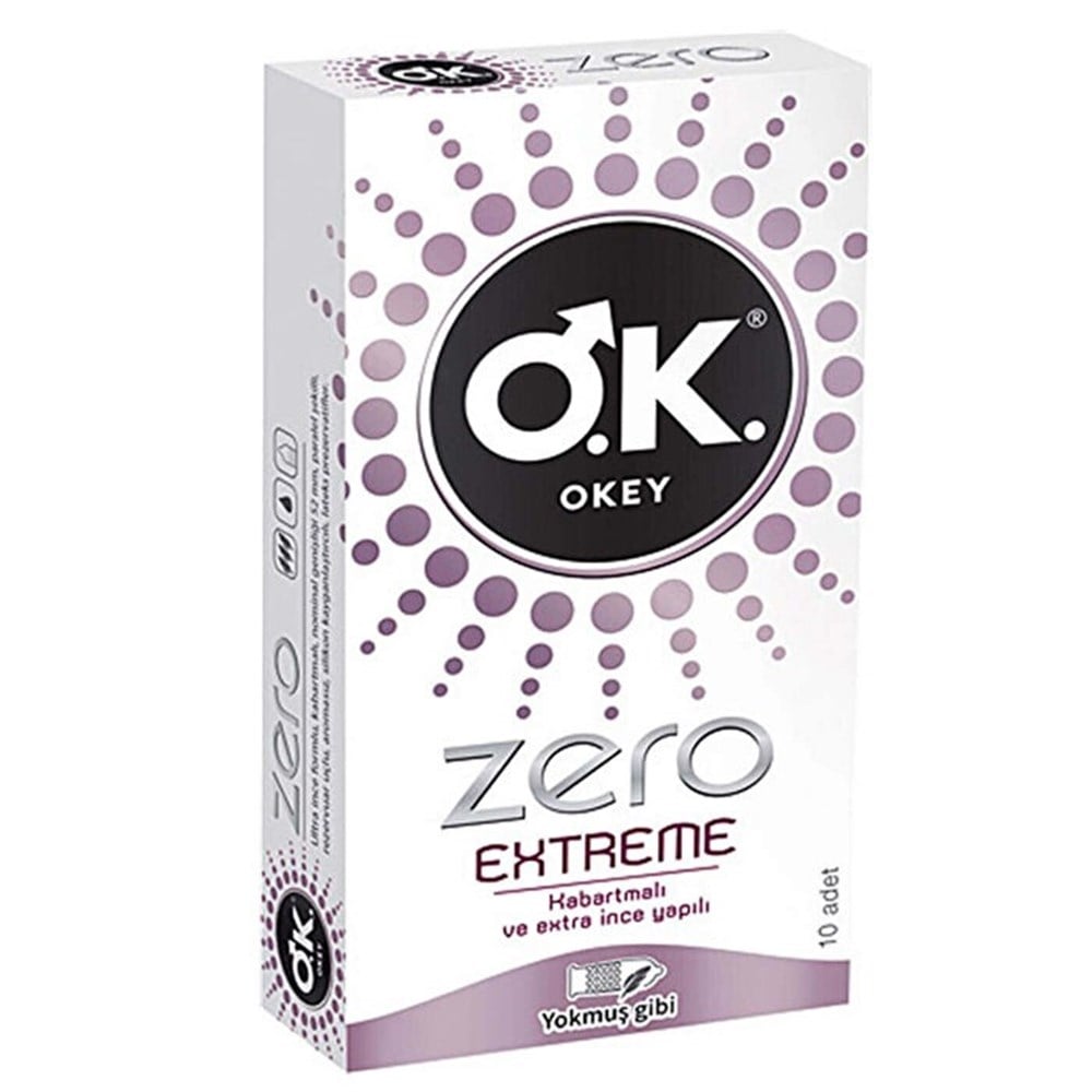 Okey Prezervatif Zero Extreme 10 Adet 6781